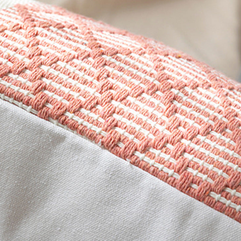Braided pillow cover