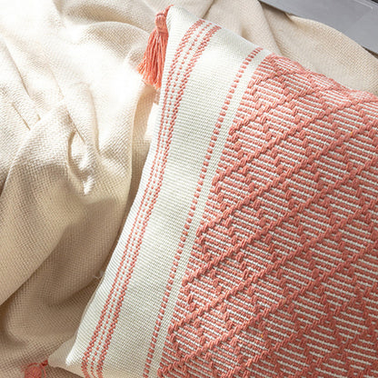 Braided pillow cover