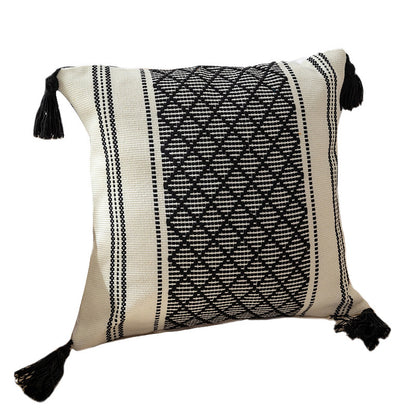 Braided pillow cover