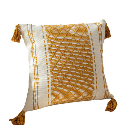 Braided pillow cover