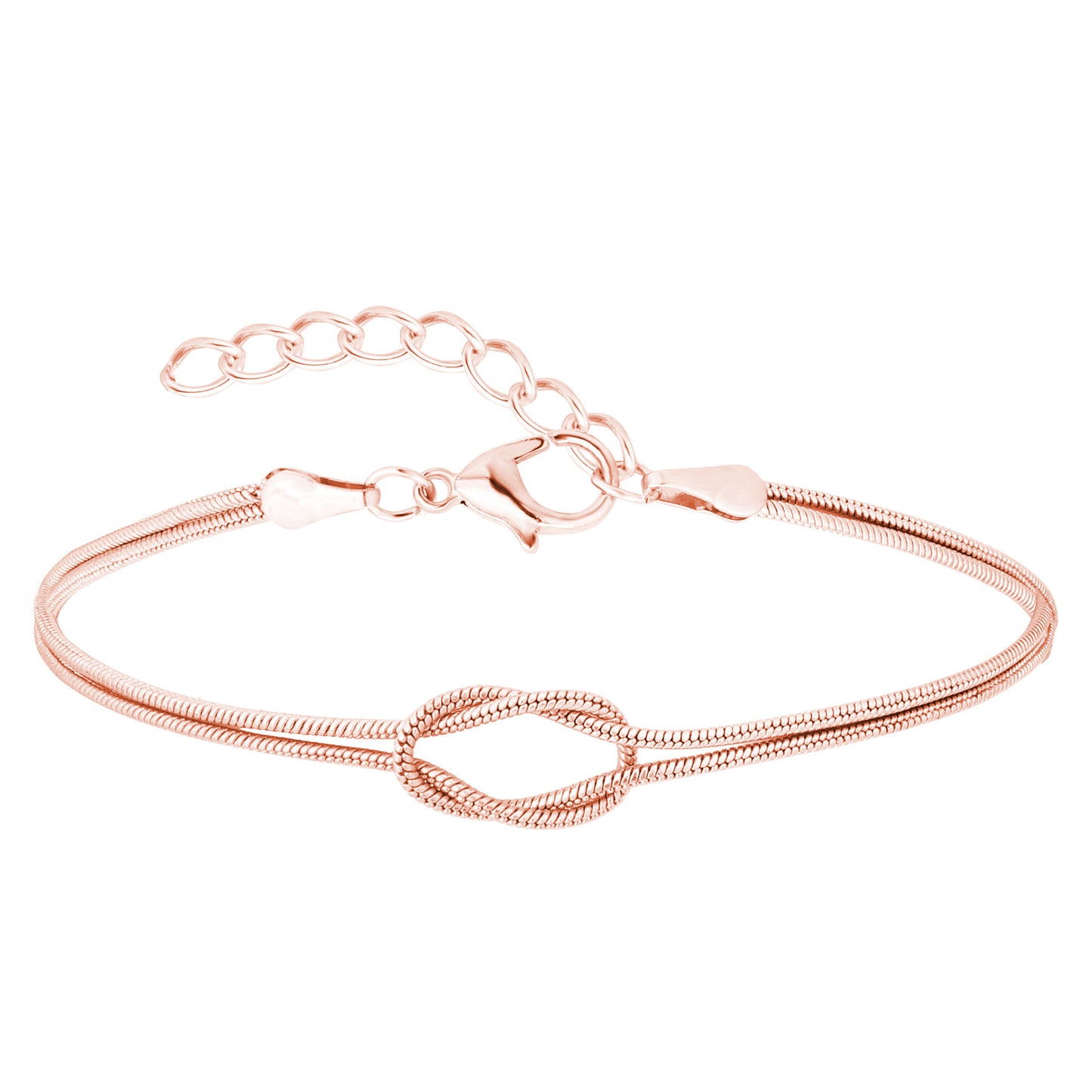 Braided snake bone bracelet