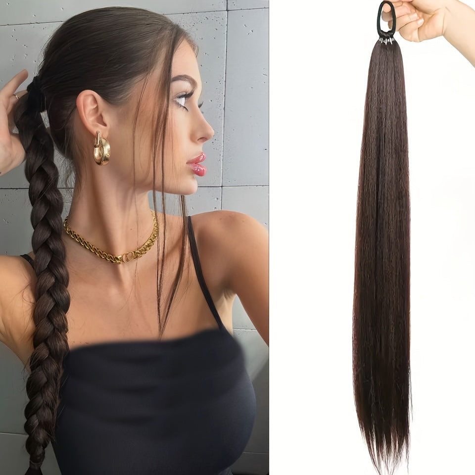 Braided Synthetic Ponytail Hairpiece