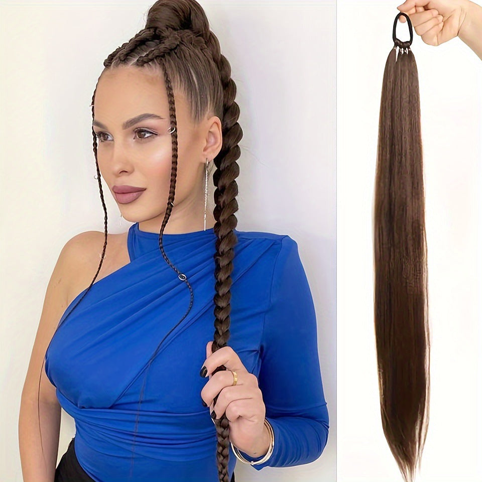 Braided Synthetic Ponytail Hairpiece