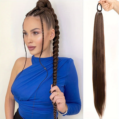 Braided Synthetic Ponytail Hairpiece