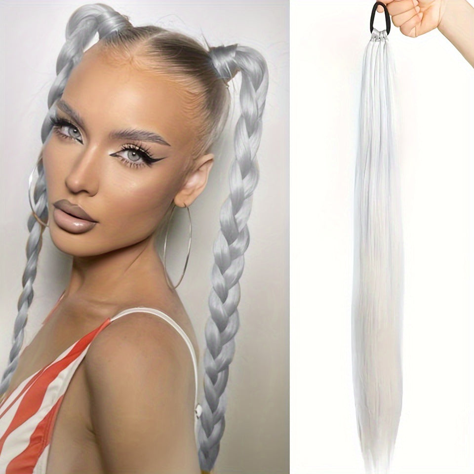 Braided Synthetic Ponytail Hairpiece