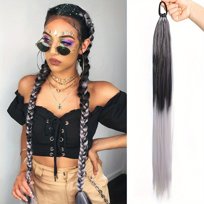 Braided Synthetic Ponytail Hairpiece