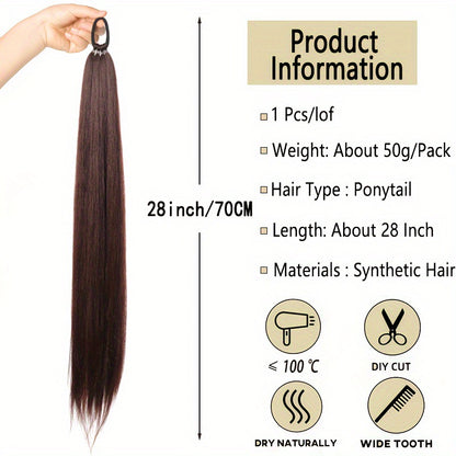 Braided Synthetic Ponytail Hairpiece