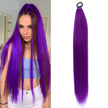 Braided Synthetic Ponytail Hairpiece
