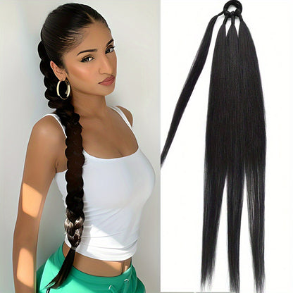Braided Synthetic Ponytail Hairpiece