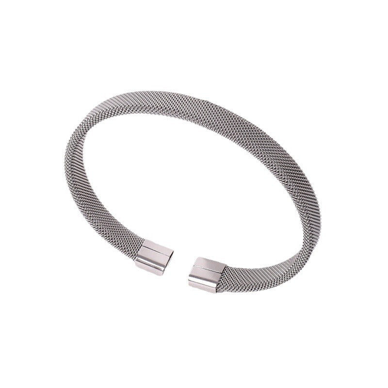 Braided Twist Open Bracelet