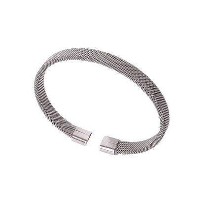 Braided Twist Open Bracelet