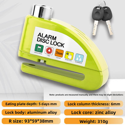 Brake disc lock