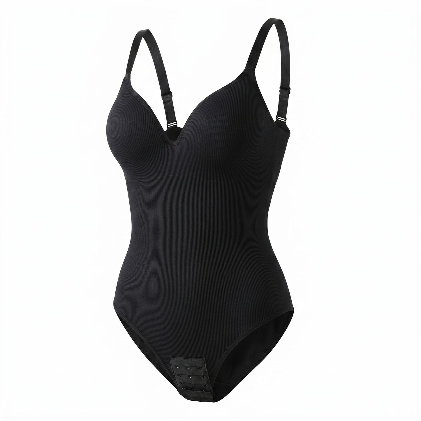 Braless V-Neck Tank Top Waist Cincher and Shapewear with Backless Design