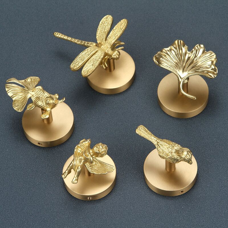 Brass Adhesive Wall Hooks