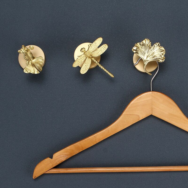 Brass Adhesive Wall Hooks