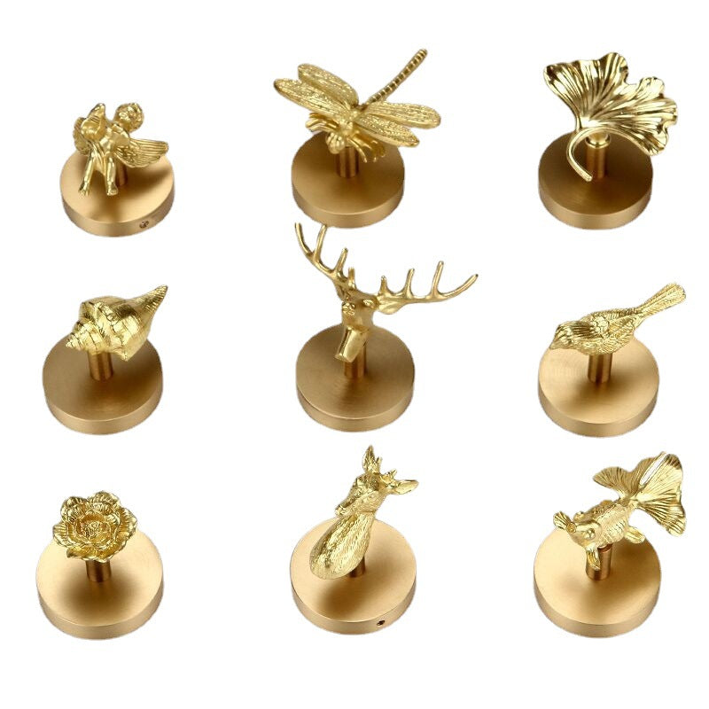 Brass Adhesive Wall Hooks
