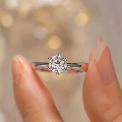 Brass Adjustable Zircon Ring