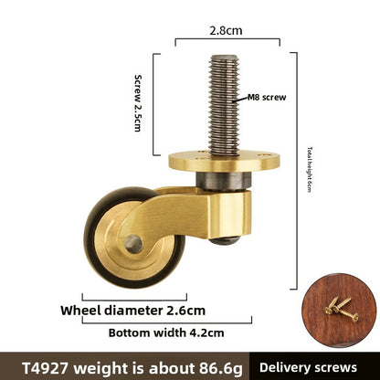 Brass Casters