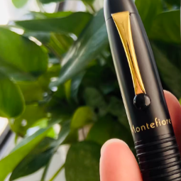 Brass Chrome Plated Fountain Pen with German Refill