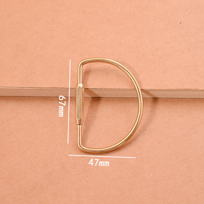Brass Screw Buckle Keychain Accessories