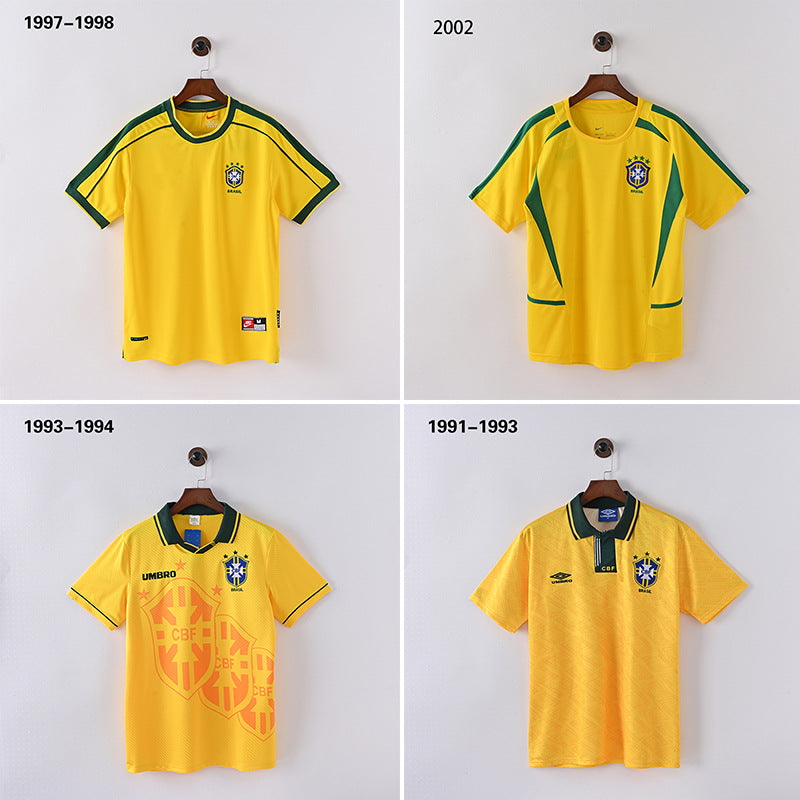 Brazil Retro Football Jersey