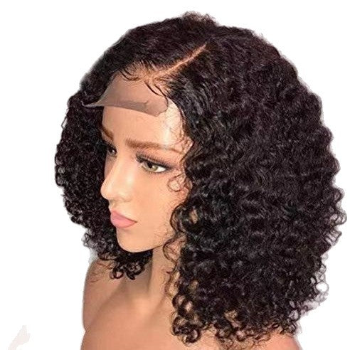 Brazilian Curly Synthetic Wig with Headgear