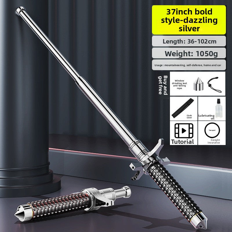 Break-window extendable baton