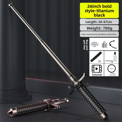 Break-window extendable baton