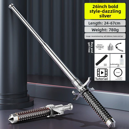 Break-window extendable baton