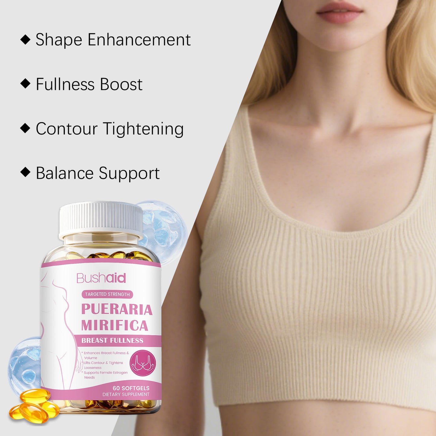 Breast Care Softgel Capsules for Women