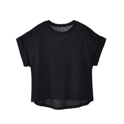 Breathable All-match Flying Sleeve T-shirt for Women