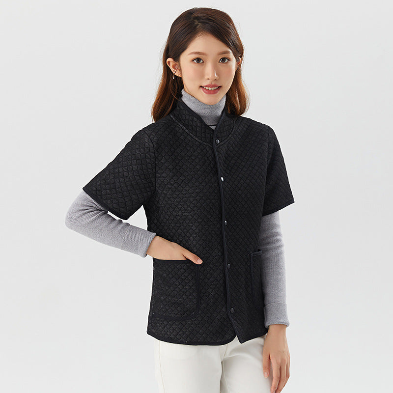 Breathable and warm air-conditioned short-sleeved jacket