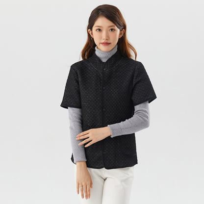 Breathable and warm air-conditioned short-sleeved jacket