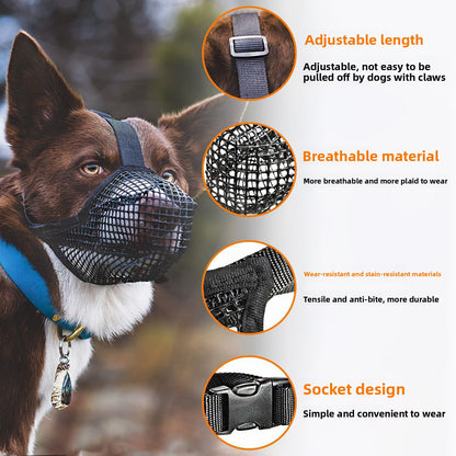Breathable Anti-Bite Dog Muzzle