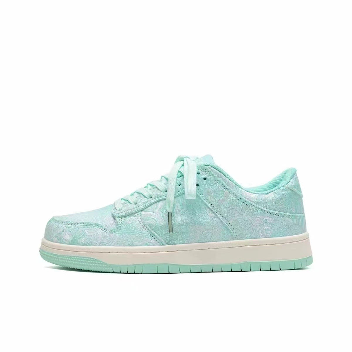 Breathable Canvas Sneakers with Floral Design