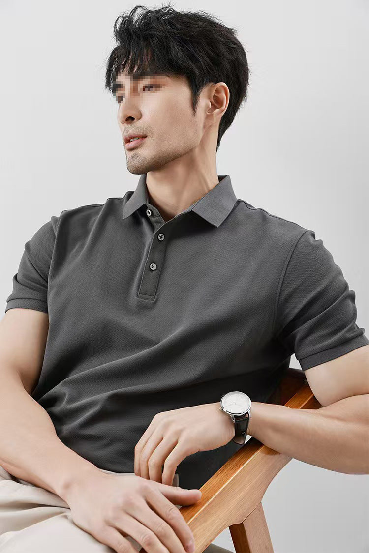 Breathable Cotton Mens Polo Shirt