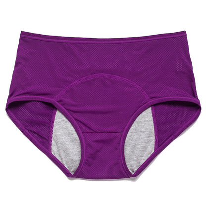 Breathable Cotton Women's Menstrual Panties with Leak Protection