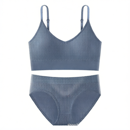 Breathable Detachable Sports Bra Set – Seamless & Traceless Yoga Underwear