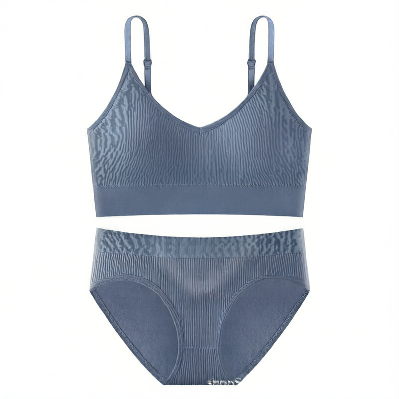 Breathable Detachable Sports Bra Set – Seamless & Traceless Yoga Underwear