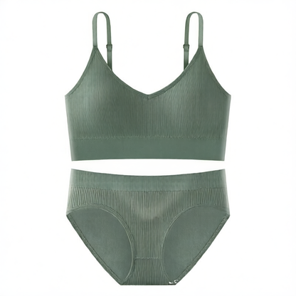 Breathable Detachable Sports Bra Set – Seamless & Traceless Yoga Underwear