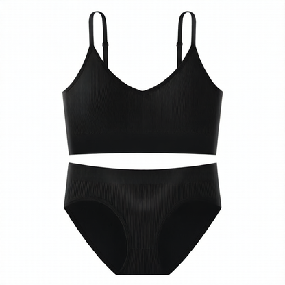 Breathable Detachable Sports Bra Set – Seamless & Traceless Yoga Underwear