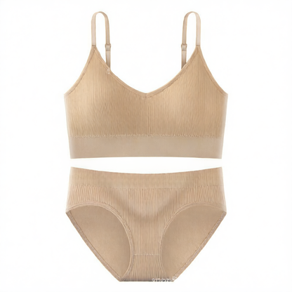 Breathable Detachable Sports Bra Set – Seamless & Traceless Yoga Underwear