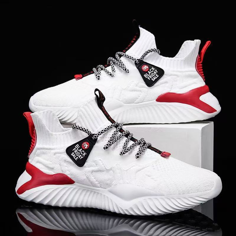 Breathable Fly-Knit Running Casual Sneakers