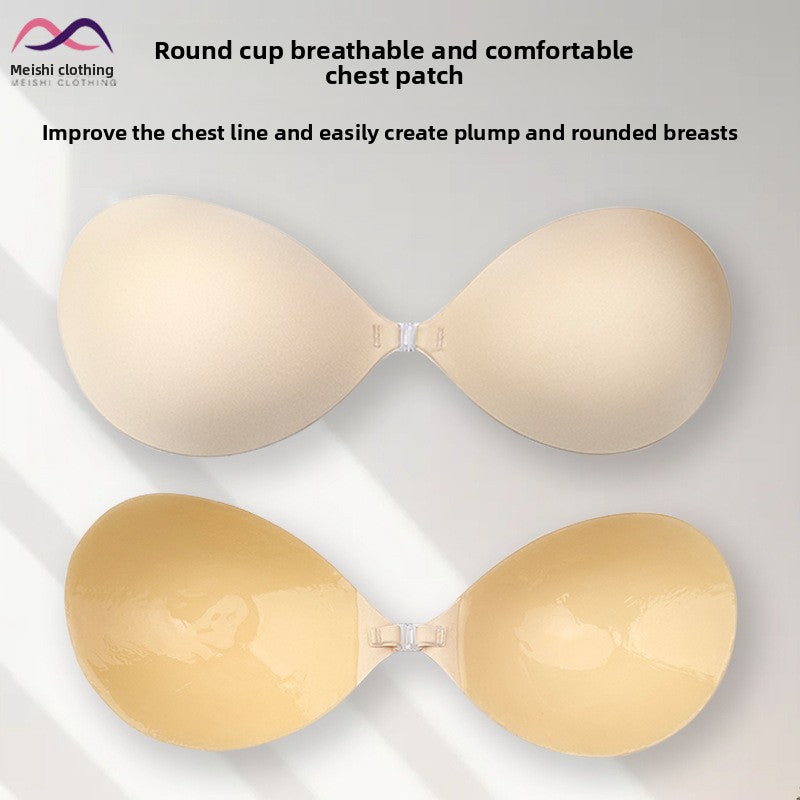 Breathable front snap large-sized chest patch