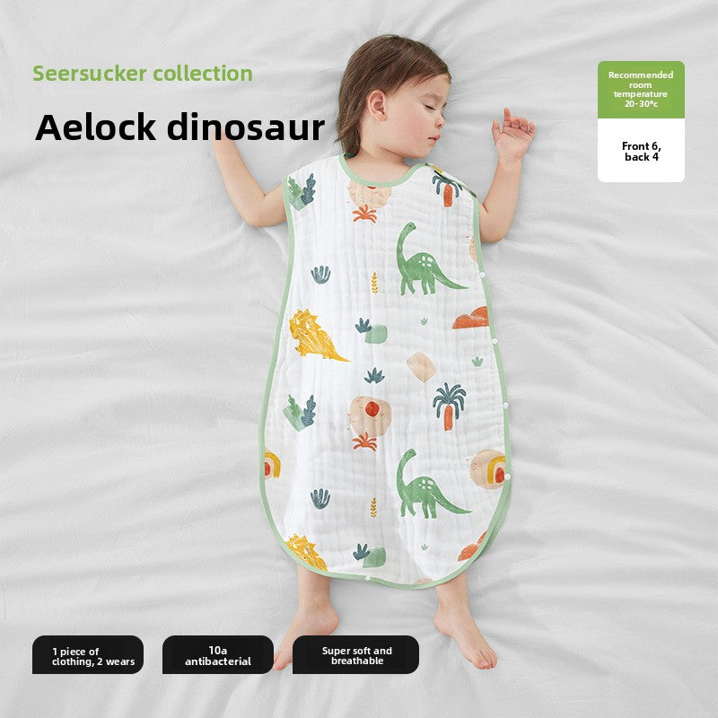 Breathable Gauze Baby Vest Sleeping Bag