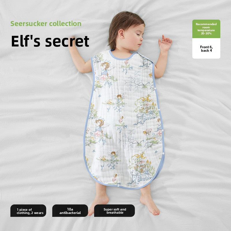 Breathable Gauze Baby Vest Sleeping Bag