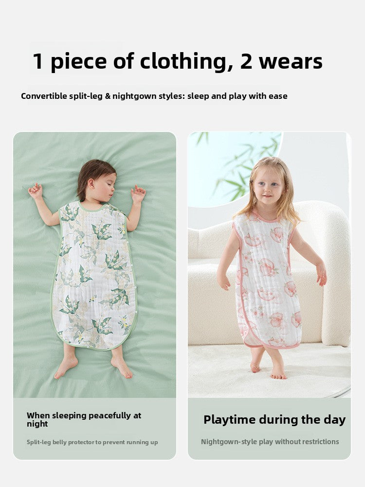 Breathable Gauze Baby Vest Sleeping Bag