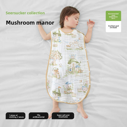 Breathable Gauze Baby Vest Sleeping Bag