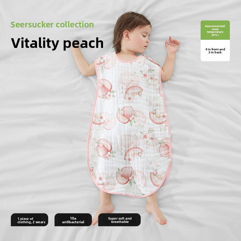 Breathable Gauze Baby Vest Sleeping Bag