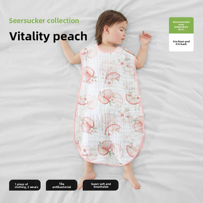 Breathable Gauze Baby Vest Sleeping Bag